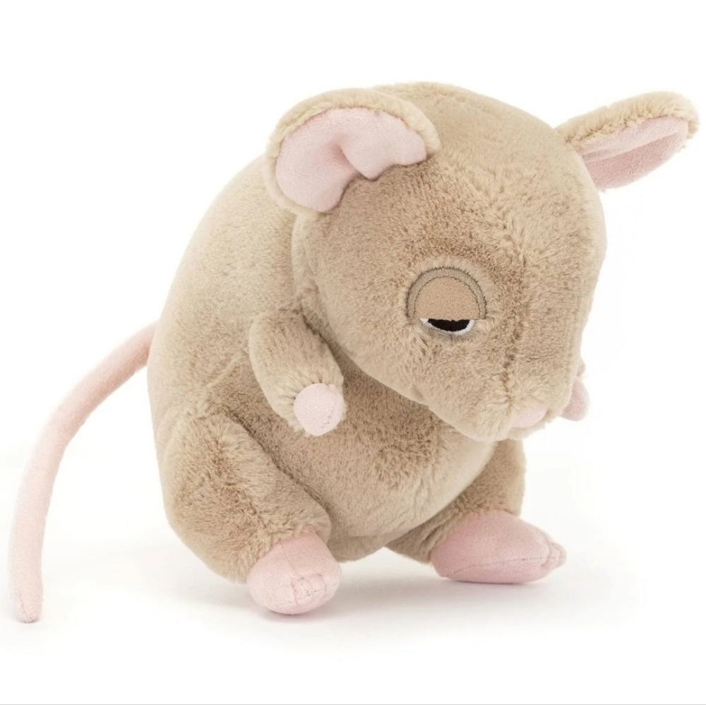 Jellycat Cuddlebud Darcy Dormouse 6.3x3.9x3.1" Soft and Plush NWT - Picture 3 of 9